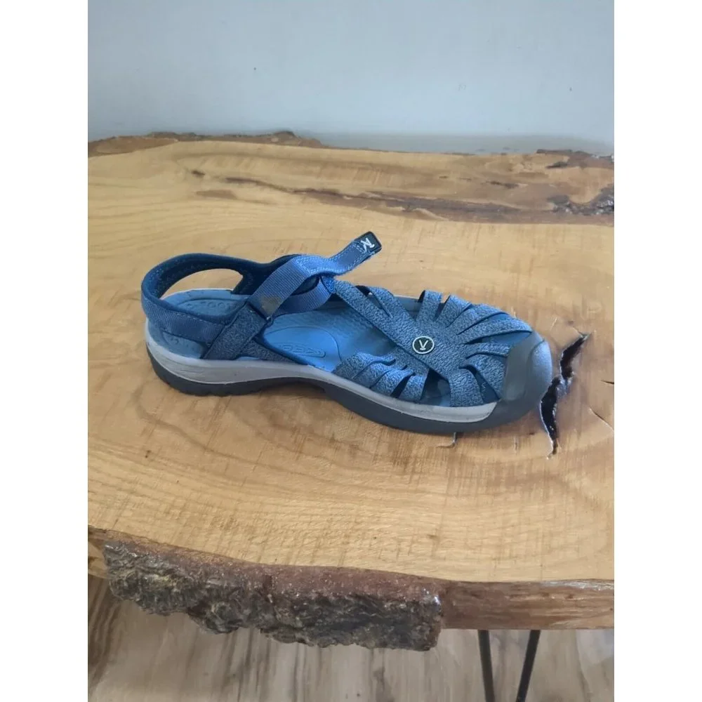 Womens Keen “Rose” Sport Sandals Hiking Sandals Shoes Blue Size 9.5 - Picture 7 of 10